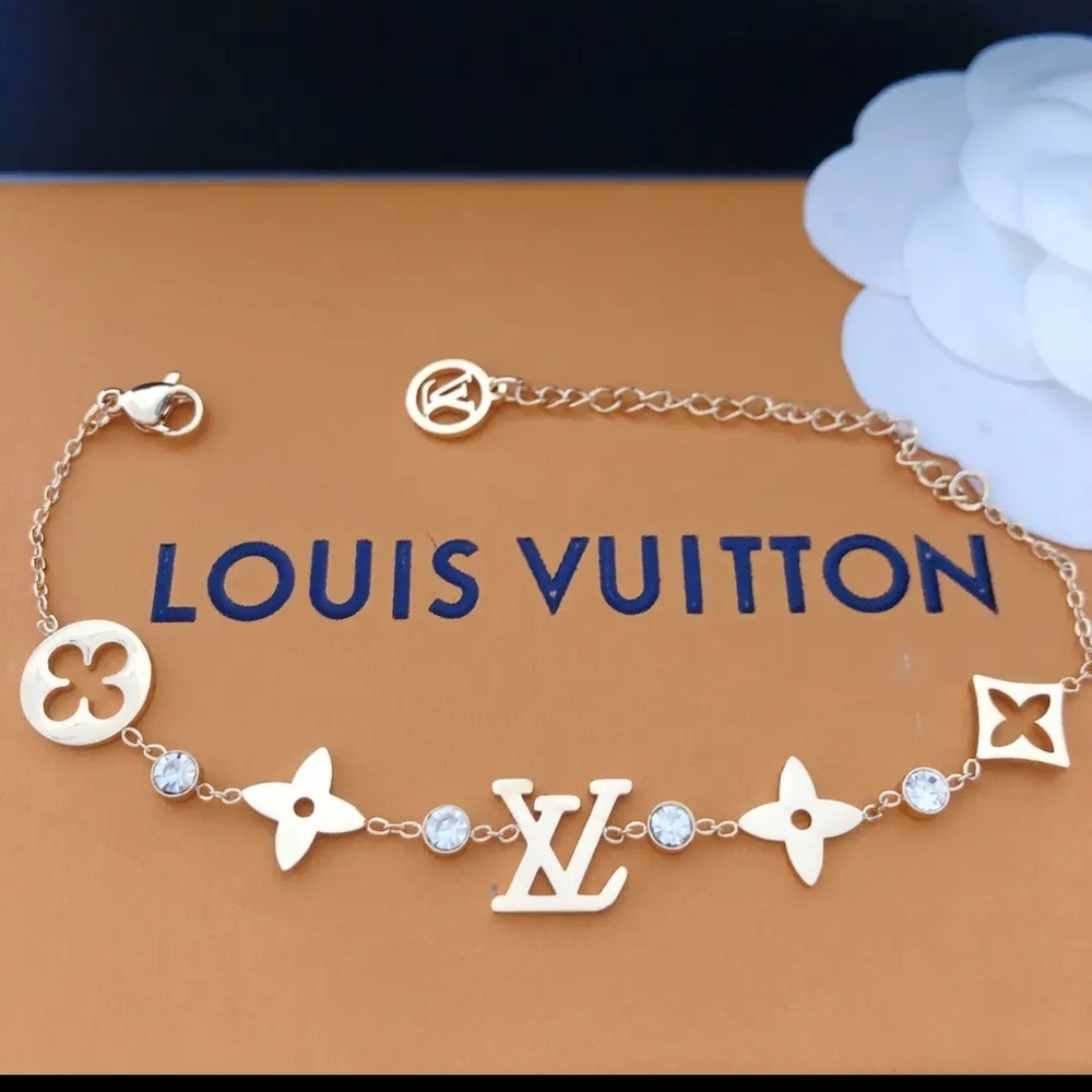 Louis Vuitton Gold Charm Bracelet